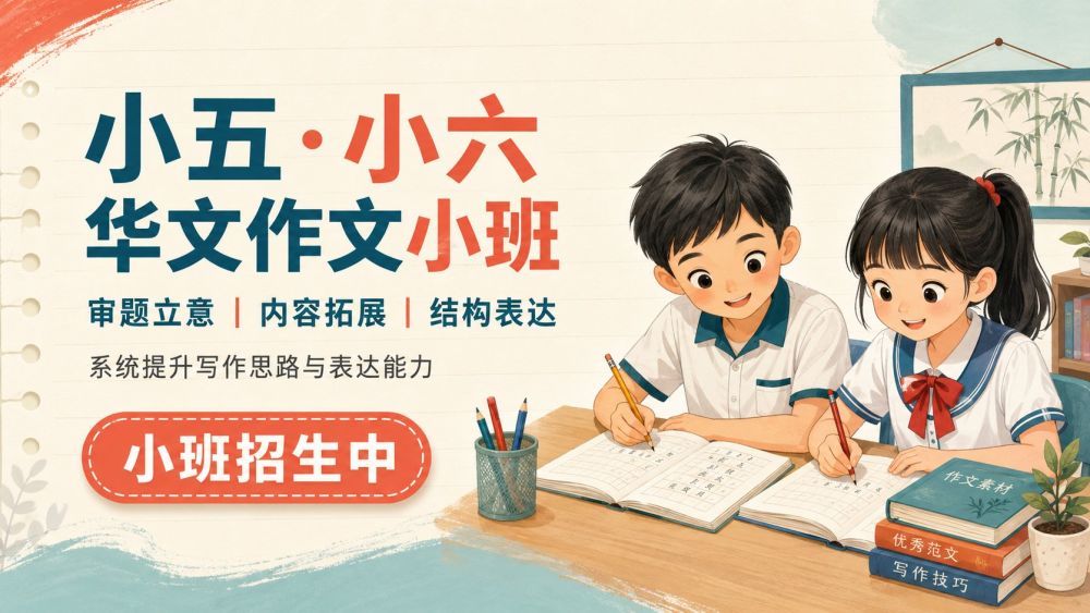 P5&ndash;P6 Chinese Composition Skills & Improvement Class